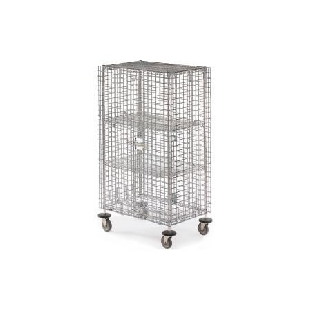 Metro Metro 800-Lb. Capacity qwikSLOT Security Trucks - 52-3/4" Wx27-1/4" Dx68-1/2" H 4785300